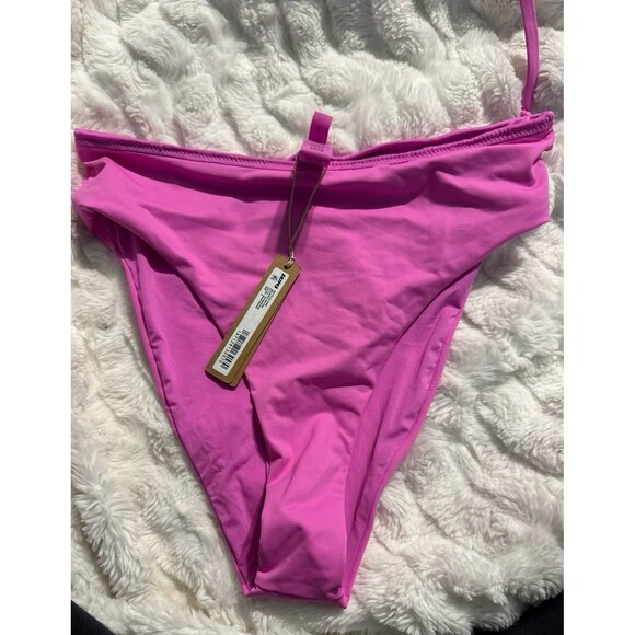 SKIMS Recycled Swim Mid Waist Bottom - Size small Neon Orchid - Picture 2 of 2